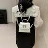 Moda Simple Hombro Bolso Cuadrado Pequeño Mini Versátil Portátil 2025 Nuevo Lazo Hombro Cruzado