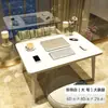 Escritorio de computadora extra alto y extra grande para usar en la cama, escritorio pequeño plegable para dormitorio, habitación de estudiante, de pie, uso doméstico simple