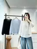 Camisa top de moda para mujer talla grande de principios de otoño, manga larga, irregular, hueco, patchwork, adelgazante, imitación de dos piezas