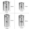 Barril de chope de aço inoxidável 304 de 2L/3,6L/4L/5L/10L, barril de cerveja, barril de bebida alcoólica, jarra de bebida alcoólica para fabricação caseira de cerveja