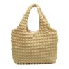 Estilo ocidental nuvem bolha flor saco de ombro novo colete bolsa feminina Rui acampamento estudante bolsa de lona simples bolsa
