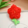 Lindo Colgante Llavero Broche de Peluche para Mujeres, Adecuado para Bolsas, Ropa, Bufandas y Pequeños Accesorios