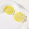 Corea del Sur temperamento súper hada flores de cristal mágico diy tejido a mano horquilla de cuentas accesorios para el cabello pendientes material venta al por mayor