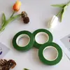 Fita Floral Artesanal, Papel Crepom para Fazer Flores, Enrolar Hastes de Flores, Materiais de Embalagem de Tela de Arame, Arte em Papel DIY, Fita Verde