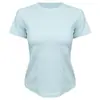 Nova Roupa de Yoga Feminina Primavera/Verão 2026 Xiaoxing Elastano Alta Elasticidade Respirável Camiseta Esportiva Caimento Solto Roupa Fitness