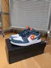 Air Aj1 Jordan 1 Low Gancho Inverso Rayo Para Hombre y Mujer Amortiguadoras Antideslizantes Resistentes al Desgaste de Caña Baja Deportivas Baloncesto Tenis