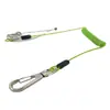 Cable de Acero Inoxidable 304 con Recubrimiento de PU Personalizado por el Fabricante Código de Seguridad para Equipo de Pesca Cuerda Pinzas Lua Cuerda de Resorte Color Negro y Transparente Opcional