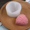 Molde de Silicone Coração de Rosa para Dia dos Namorados DIY Molde de Silicone para Fazer Chocolate Doce Fondant Decoração de Bolo