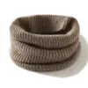 Suave y Pegajoso Cachemir 26 Otoño/Invierno Nuevo Unisex Calentador de Cuello Color Sólido Simple Versátil Cálido Protección para el Cuello Bufanda de Punto