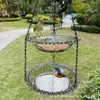 Explosões Transfronteiriças Comedouro Suspenso para Pássaros Decoração de Pátio e Jardim Banheira Suspensas para Pássaros Piscina de Brincadeiras para Pássaros Selvagens ao Ar Livre