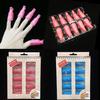 Clips Removedor de Esmalte de Uñas 10 Piezas, Set Removedor de Esmalte de Uñas, Rojo Rosa, Rosa y Morado, Set de Herramientas Removedoras de Esmalte de Uñas con Pegamento para Uñas de Fototerapia para Dedos
