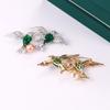 Atacado de Joias Broche Yan Shuangfei Liga de Cobre Incrustação Pérola de Água Doce Redonda Edison 9mm Corsage Joia de Peito