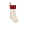 Bolsa de regalo navideña de punto, calcetines decorativos, calcetines navideños, colgante de color a juego, talla grande, giro en ángulo incorrecto, bolsa de regalo de gran capacidad 46