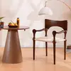 Silla de Comedor de Madera Maciza y Ratán Silla de Ocio B&B Medieval Silla de Ratán y Madera Maciza con Respaldo Silla de Ratán y Cuerda de Cáñamo para Interiores