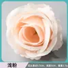 Rosa rizada pequeña de simulación 5.5cm cabeza de flor pared de flores arreglo floral decoración del hogar pinza para el pelo flor manualidad DIY decoración flor artificial
