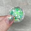 BRILHAR. Nail Art Material Retro Nanyang Estilo Outono Rock Peças Lantejoulas Misturadas Glitter Sudeste Asiático Reino Secreto Jóias