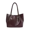 Bolso de Cubo Retro de Moda para Mujer 2026 Otoño Nuevo Versátil Gran Capacidad para Viajar en Tren/Oficina Bolso Pequeño de Hombro Cruzado