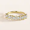 Anillo de Plata de Ley S925 Corte Marquise Flor de Hielo Circonita para Mujer Banda de Anillo de Combinación Apilable de Lujo Ligero Europeo y Americano Accesorios