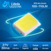 LM-80 certificado led SMD contas de lâmpada 2835 positivo branco quente 80 display finger 27v de alta tensão 1W contas da lâmpada 100-110LM