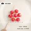 Accesorios para Joyería DIY Fig Electrochapado Versátil Cuentas Acrílicas Collar Hecho a Mano con Cuentas Cadena para Teléfono Móvil Bolso Colgante Cuentas Sueltas