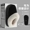 Pantuflas de invierno para mujer para interiores, de suela gruesa, antideslizantes, cálidas y forradas de felpa, adecuadas para uso doméstico, venta al por mayor