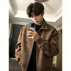 Chaqueta versátil de moda nueva estilo japonés simple con un ambiente elegante, abrigo casual Harajuku moderno ins para jóvenes artísticos