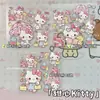 Fofos Adesivos de Gelatina Estilo Coreano Gatinho e Ursinho Coração Doce ins Alto Valor DIY Diário Capa de Celular Adesivos para Tablet