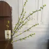 Plantas Verdes Artificiais, Flores Artificiais Verdes, Decoração de Cena de Casamento, Decorações Falsas, Plantas, Árvores, Nandina, Arranjos de Casamento