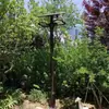 Luminárias de jardim de perfil de alumínio especiais para uso externo, postes de luz LED para áreas residenciais, luminárias solares de paisagismo de formato especial para áreas cênicas