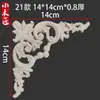 Decoração de Flor de Canto em Madeira Maciça Esculpida em Madeira Maciça Estilo Europeu Aplique Esculpido em Madeira Maciça Peça de Escultura em Madeira Flor de Canto Esculpida em Madeira Porta de Móvel Armário