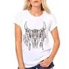 Camiseta blanca casual urbana para calle con estampado de huella de perro manga corta para mujer comercio exterior transfronterizo wish/ebay Yama