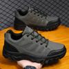 Sapatos de Caminhada ao Ar Livre Malha Respirável Solado de Borracha Sapatos Masculinos Adesivo a Frio Transfronteiriço Sapatos Masculinos