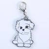Nueva placa de identificación de metal para perro con forma de oso, productos para mascotas, regalos creativos para el hogar, se puede grabar con láser, colgante de madera para perro.