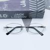 Fabricantes al por mayor de monturas de gafas de titanio con memoria de negocios para mujeres, montura completa, textura coreana con marco de miopía de metal 1001
