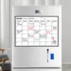 Tablero de Mensajes Diario Semanal Transfronterizo Magnético Borrable de Horario Personalizado A3 Pizarra Blanca Móvil para el Hogar Pegatina para Refrigerador