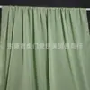 Cortina de Tela de Poliéster Cortina de Tela para Bodas Arreglo de Cortina para Bodas Cortina de Techo con Perlas de Boda Tela de Gasa para Pasillo Tela Decorativa Arco de Gasa