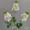 Flores Artificiais Brancas para Decoração de Casamento, Flores de Seda, Ornamentos de Flores Artificiais, Arte Floral Seca, Materiais de Rosa, Arranjo de Flores para Corredor, Arranjo de Parede e Chão