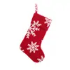Nova decoração de Natal transfronteiriça, floco de neve de pelúcia, enfeites de árvore de Natal para decoração de casa, hotel e shopping, meias de Natal