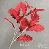 Casamento Estilo Chinês Estilo Vermelho Decoração de Guia de Estrada Arranjo de Flores Artificiais Flor de Teto Cerimônia de Noivado Arranjo de Banquete Arte com Flores Artificiais de Casamento