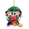 2024 novo lançamento de árvore de Natal transfronteiriço pingente decorativo de acrílico plano Mickey Mouse para retrovisor de carro