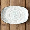 Prato de Peixe Oval Denier 12 polegadas Estilo Nórdico Cerâmica Esmaltada Louça Doméstica Prato Grande Prato para Peixe Cozido no Vapor