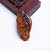 Pendente de Pedra Olho de Tigre Jade Novo Pingente Corrente Dourada Olho de Tigre Coragem moda masculina e feminina fabricantes de pedra madeira atacado