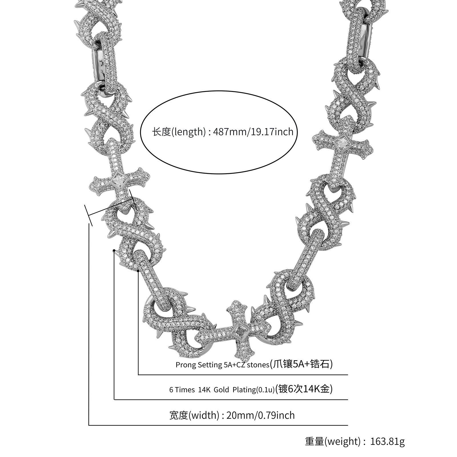 手链、脚链尺寸图