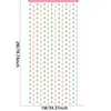 Decorações Temáticas de Bruxa Má Mágica Adereços de Fundo Cortina de Chuva Chapéu de Bruxa Coroa Cor Color Block Rosa e Verde Cortina de Chuva