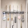Casa de banho Arrumação Mop Vassoura Vassoura Vassoura Vassoura WC Parede Suspensa Mop Clip Rack Punch-free Espaço Alumínio Mop Rack