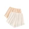 Pantalones Cortos de Seguridad de Seda de Hielo para Mujer, Adecuados para Usar Afuera o en Casa, Pantalones de Dormir Anti-Exposición, Pantalones Base Frescos, Pantalones Cortos de Encaje Sin Costuras