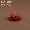 Marca Famosa Cristal Roxo Ouro Areia Cinábrio Lótus Esculpido Nuvem de Trás Contas Espaçadoras Pingente Joia Pingente de Contas Soltas Acessório
