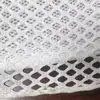 Tejido de malla laminada, malla compuesta de nailon, adecuado para bolsas, zapatos, sombreros, bolsos de mano, tejido de malla transpirable de doble cara, personalizable y cortable