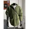 Nuevo Suéter Texturizado de Otoño 2026 para Hombre Estilo High Street con Mangas Raglán y Diseño de Trenzado, Sudadera con Capucha