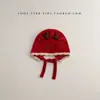 Gorros para Bebés y Niños Pequeños, Gorros de Lana Tejida Cálidos y Engrosados de Otoño e Invierno para Bebés Niños y Niñas, Gorros Antiviento para Protección de Orejas de Bebés de Pocos Meses